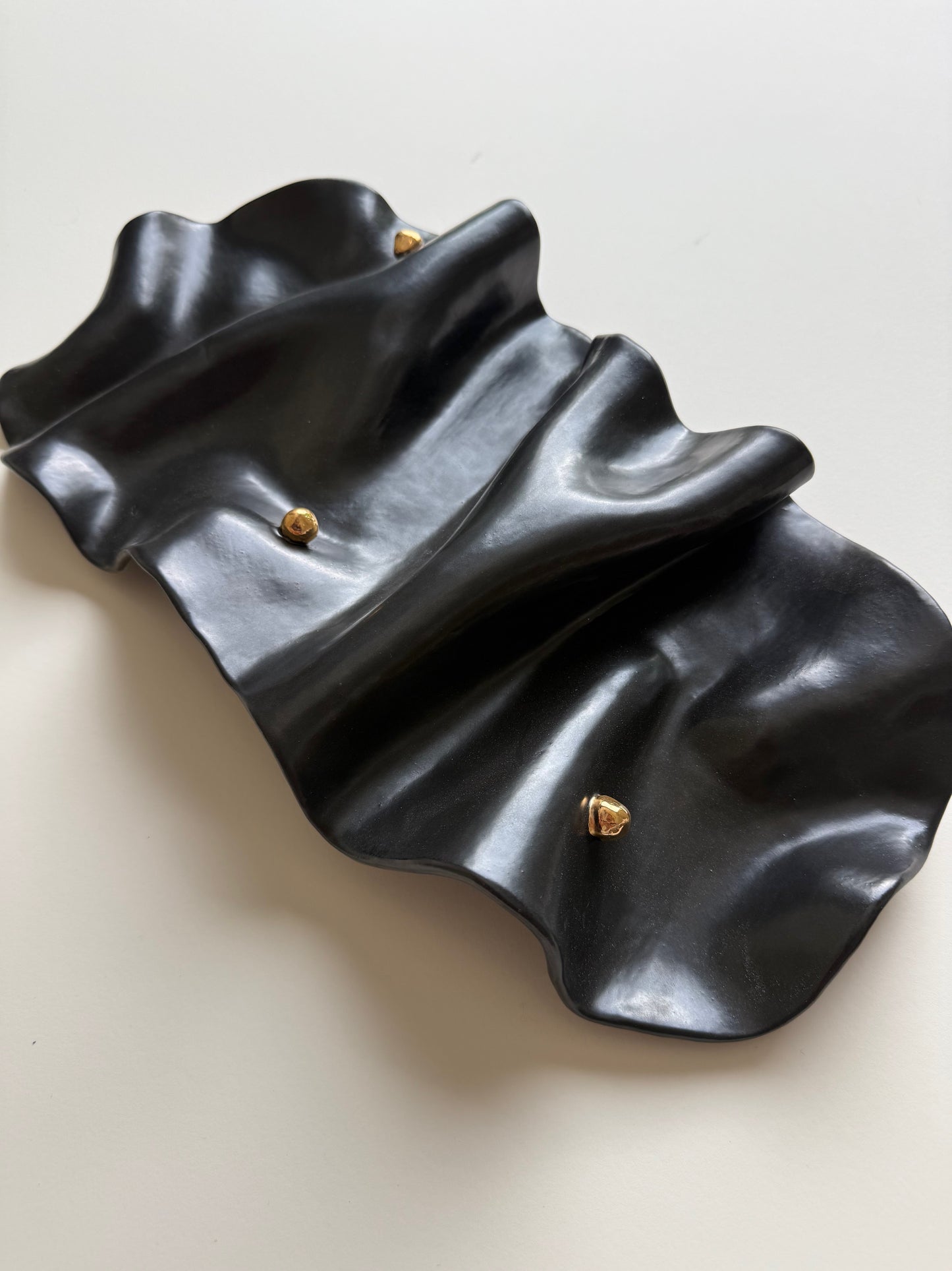 Velvet Black Wall Sculpture